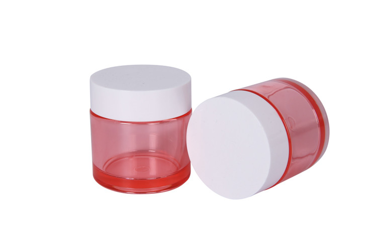 Modified Injection Molding Pet 50g Plastic Sample Container For Eye Shadow Facial Cream Moisturizer Jar