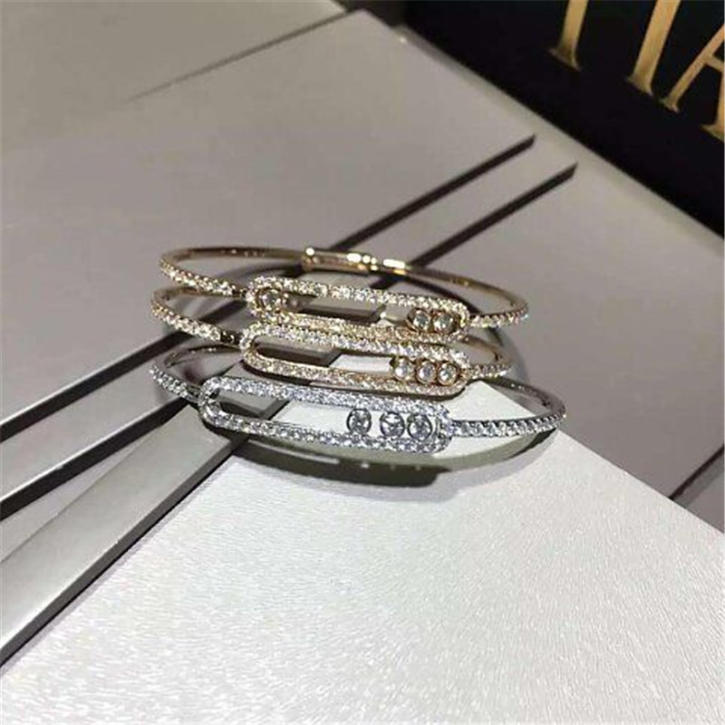 Jewelry factory in Shenzhen, China Mk bracelet 18k white gold yellow gold rose gold diamond bracelet