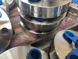 China Duplex Steel Forged Flange, ASTM A182 F44 254MO WNRTJ Flanges 3'' SCH 160 1500# ASME B16.9 wholesale
