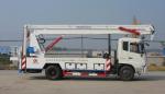 Man Lift Hydraulic Aerial Work Platform Truck With 360° 5.7m Max Operation