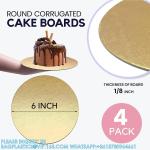 Cakeboard Round, 4, 6, 8, 10, 12 Inch Cake Base Cardboards, Round Cake Circles,