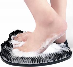 China Anti Skid Practical Silicone Shower Mat Foot Massage Reusable wholesale