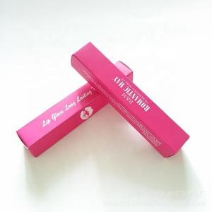 China Custom Design Logo Lipstick Packaging Cosmetics Paper Gift Box wholesale