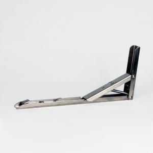 China 350mm Brushed Stainless Steel Fold Down Desk Brackets on sale