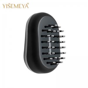 China Home Use Mini Hair Comb Brush Improve Hair Growth ABS Stainless Steel Bar Massage Comb Brush wholesale