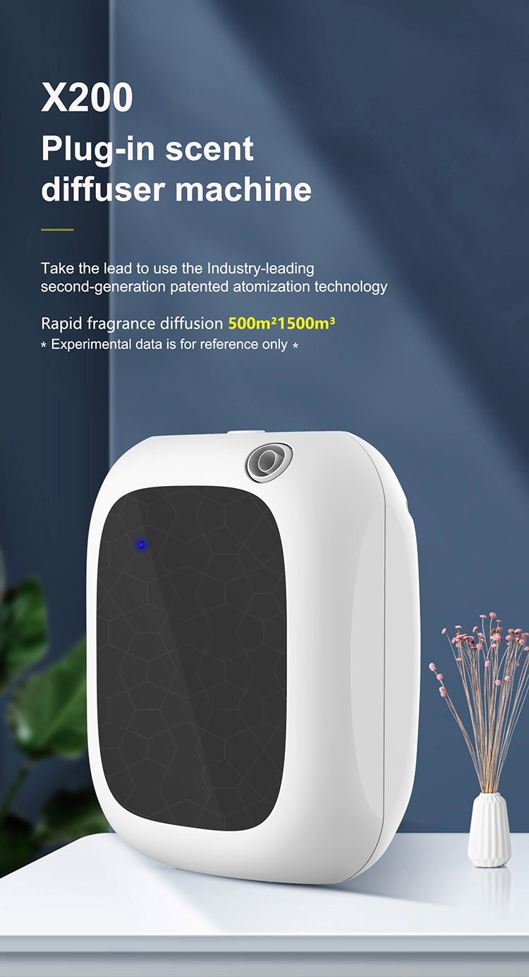 HOMEFISH DC12V Waterless Aroma Scent Diffuser Low Noise App Controlled for Home