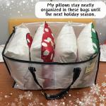 VENO 6 Pack Moving Bags, Comforter And Blanket Storage Bags For Closet, Moving