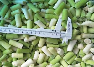 China KOSHER 100% Fresh Frozen Vegetables IQF Frozen Green Garlic Sprouts Cut wholesale