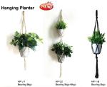 Wholesale t two -Pack Plant Hanger Macrame Jute 4-Leg without Hoop for Indoor