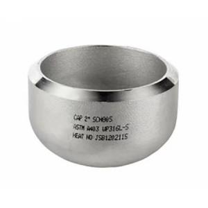 China Titanium Butt-Welded End Cap ASME B16.9 for Titanium Tubing And Fittings Connecting wholesale
