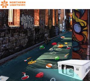 China Northern Lights Floor Interactive Projection Outdoor Interactive Projector wholesale