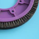 Plastic Body Bristle Pig Hair Stenter Machine Parts Brush Wheel Customized