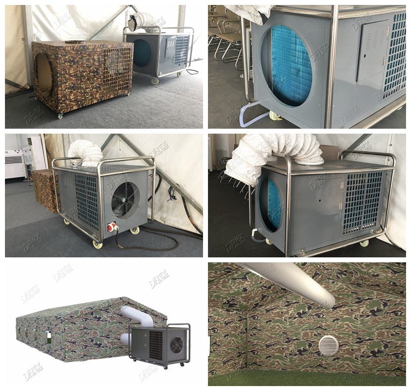 5 Ton Outdoor Portable AC Tent Floor Standing 10 Years Life Span
