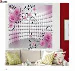 100% blackout custom printed blinds 3d printed roller blinds digital printing