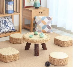 China The cane makes up tatami tea table window table of the sitting room windows table wholesale