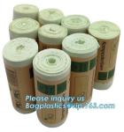 Fruit Packing Bio Compostable Bags , Pet Dog Biodegradable Waste Bags