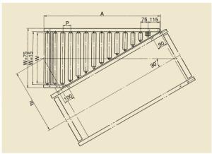 China ISO Pallet Box Conveying 0.2KW Gravity Roller Conveyor wholesale