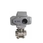Stainless Steel 1000wog Electric Actuated Ball Valve Screw Type With Electric