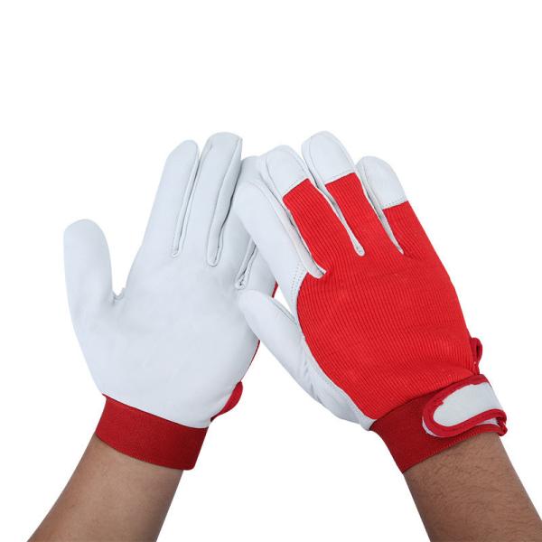 Red Sheepskin Argon-Arc Welding Work Safety Protection Wear Resistant Pierce