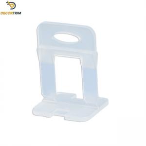 China Wall Tile Leveling System Clips Transparent 2mm 2.5mm 3mm Thickness on sale