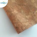 Women Shoes Cork Leather Fabric Knitted Fabric Backing Customized Color
