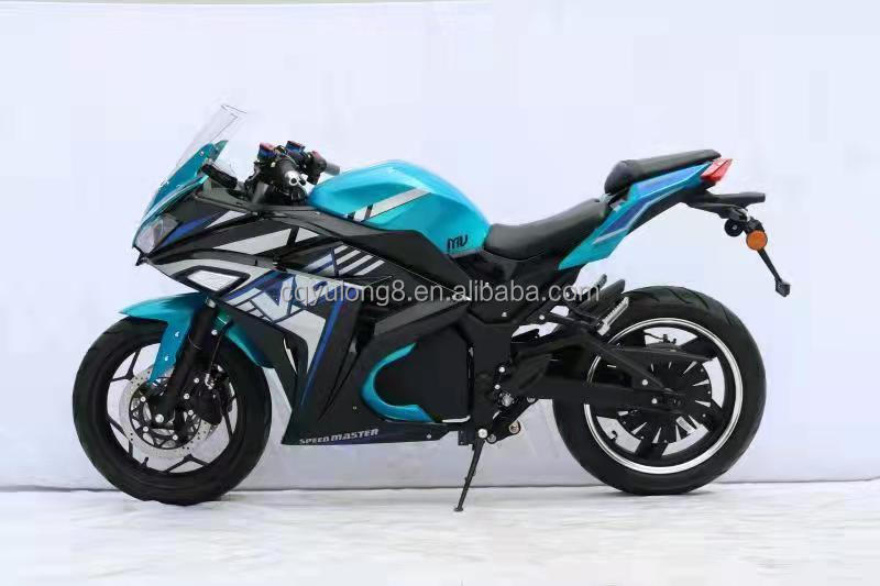 Max Load 200kg Electric Racing Motorcycles with 3000w Power Motor and Lithium Battery