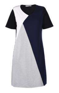 China Multi Color Patch Ladies Plus Size Dresses Long Dresses In Viscose Fabric wholesale