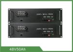 Energy Saving Telecom Battery 48V 50Ah Long Life 3U Rack With LED Display