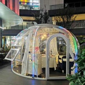 China Transparent 6m Geodesic Dome House With PC Aluminum Construction wholesale
