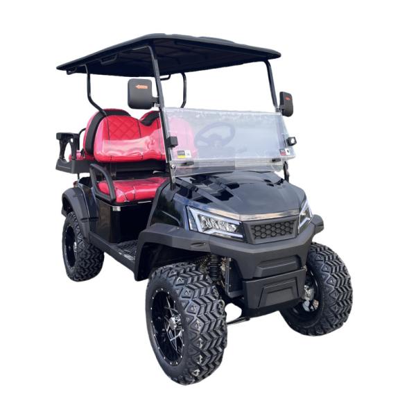 2+2 Seats Electric Golf Cart 4 Seater Off road McPherson Suspension Luxury