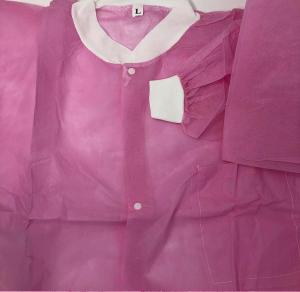 China Fluid Resistant Multi Ply SMS Disposable Visitor Coats for hospital wholesale