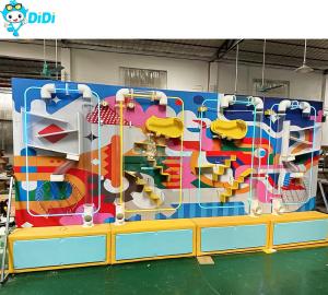 China Customized Ocean Ball Wall Science Equipment Kids Interactive Tube Ball Wall Games wholesale