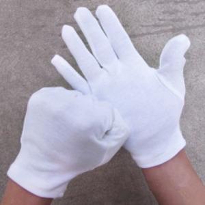 China Cotton gloves, Parade gloves, Cotton jersey gloves wholesale