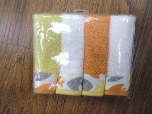 China cotton fabric baby wash cloth, wash cloth factory wholesale