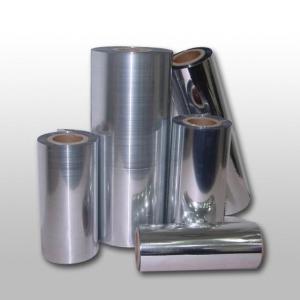China 25um Vacuum Metalized CPP Film , Silver Printed Packaging Film wholesale