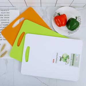 China Non Slip Green Fruit Plastic Chopping Board Mat For Kitchen wholesale