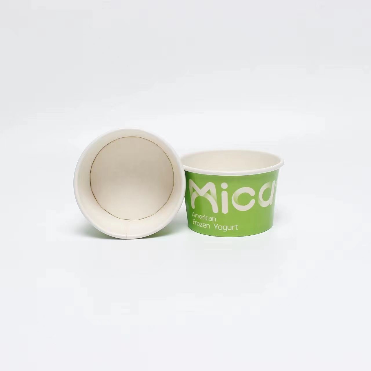 Make Paper Bowl Ice Cream Cup disposable snack bowl ice cream cup packing bowl double PE film cup