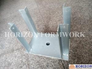 China Q235 Steel Plate Concrete Forming Accessories , Galvanized Fork Head for Slab Form Construction wholesale