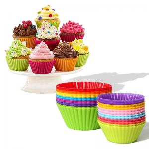 China Baking Mold Pan Muffin Cups Handmade Moulds Chocolate Diy Silicone Cake Molds on sale