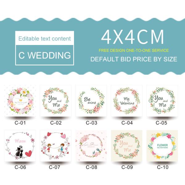 Custom packaging labels Roll Waterproof Round Vinyl sticker label Product Logo label printing Pantone Bag Customized