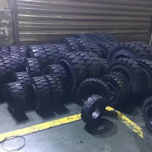 China Industrial Tyres 8.25-20 Elastic Bias Solid Forklift Tires wholesale