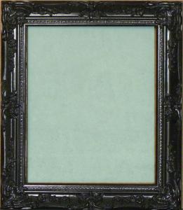 China antique shining black classical mirror frames 40x60cm wholesale