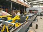 Latest hydraulic horizontal wood band sawmill large size wood cutting horizontal