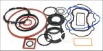 Heat Resistant Custom Silicone Parts Rubber O Ring Gasket For Industrial