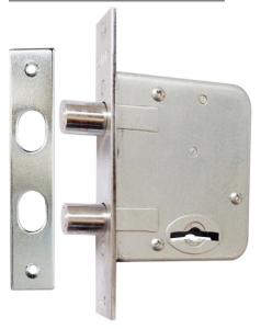 China 35-55mm Door Thickness Mortise Key Lock with Latch Type Deadlatch wholesale