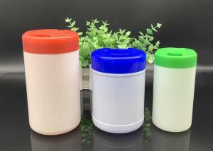China HDPE Wet Wipes Buckets ISO9001 Cylinder Wet Wipes Packaging Bottles wholesale