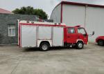 Double Rows Cabin Fix Seats Bottom Plate 4mm Foam Fire Truck 139kw Power
