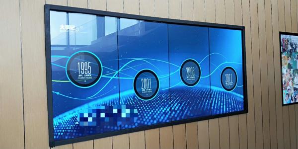 49 Inch Video Wall Display Monitors HD 4K Advertising Screen AC 100v~240v 50