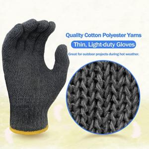 China Lightweight Hand Cotton Gloves Durable Washable Cotton Full Hand Gloves wholesale