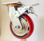500kg Load Capacity Heavy Duty Rion Core Caster Wheel with Durable PU Wheel